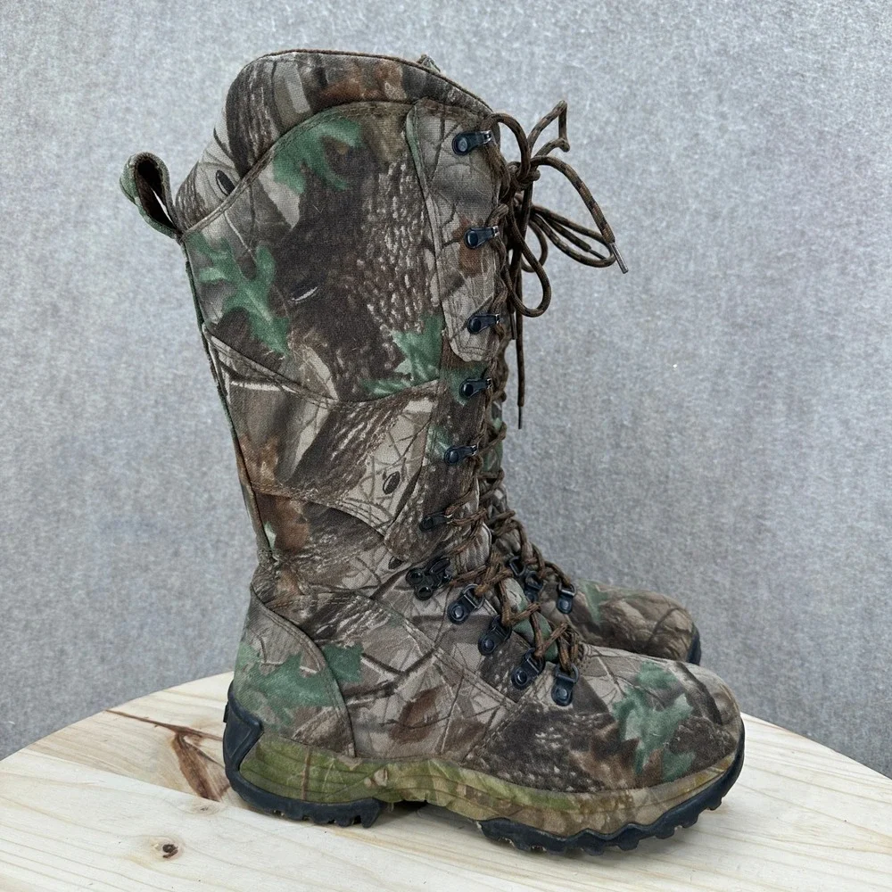 RedHead Rattlestrike Snake Boots Mens 9M Camo Waterproof Hunting Hiking 166311